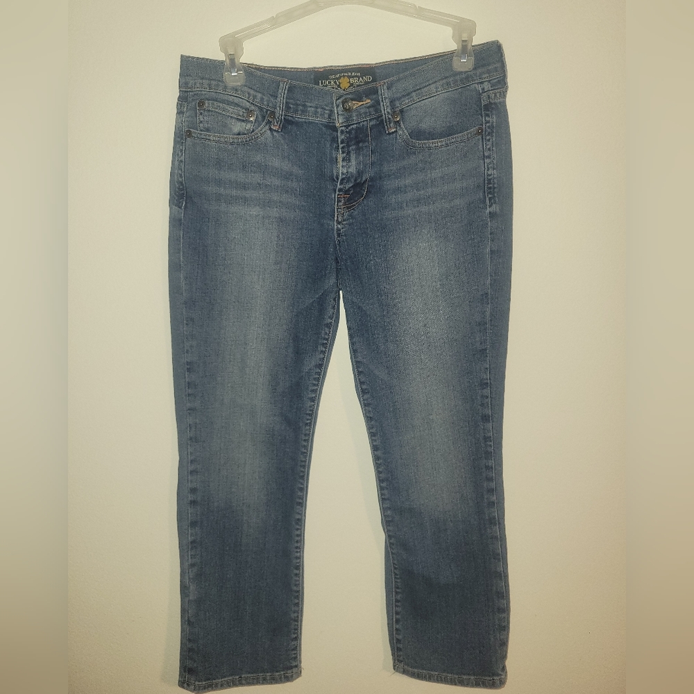 Women’s Lucky Brand Crop Size 6 / 28  Jeans Sweet N Crop Mid Rise